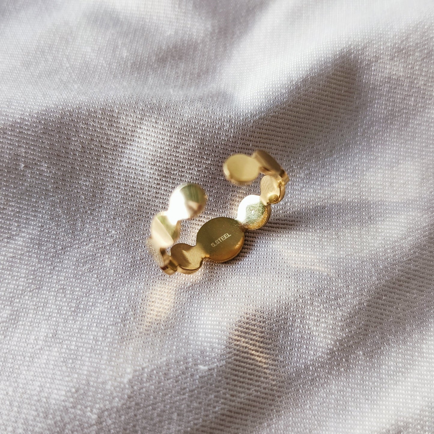 anéis bonitos, diferentes, originais, my golden girl, aço inoxidável