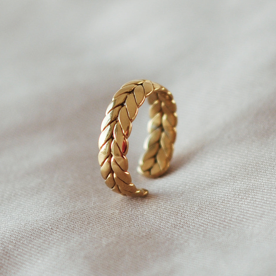 anéis bonitos, diferentes, originais, my golden girl, aço inoxidável