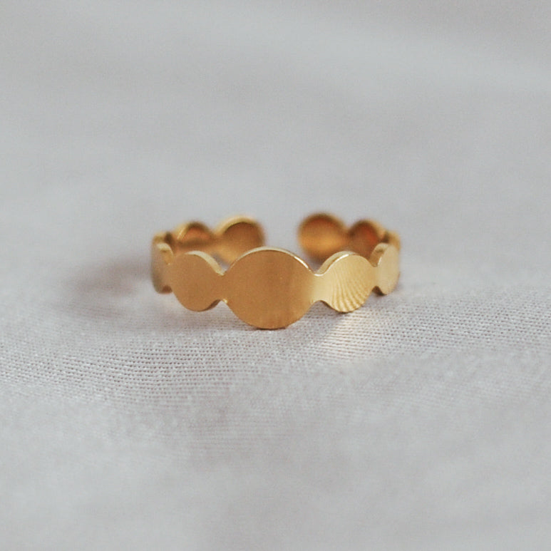 anéis bonitos, diferentes, originais, my golden girl, aço inoxidável