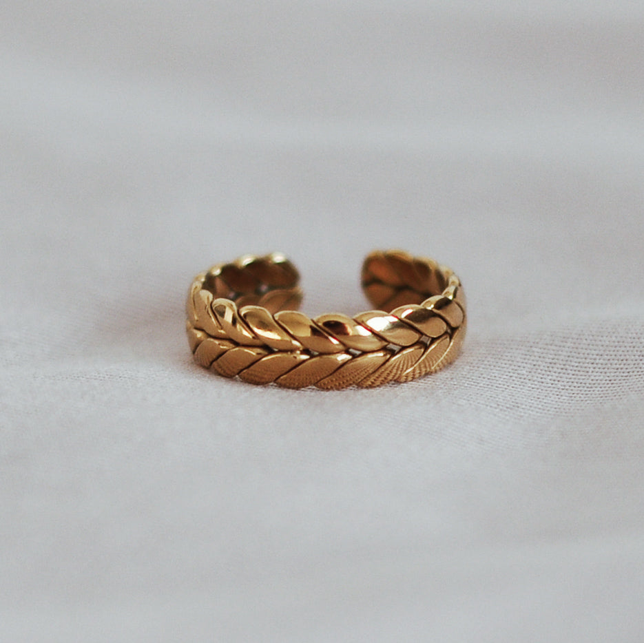 anéis bonitos, diferentes, originais, my golden girl, aço inoxidável