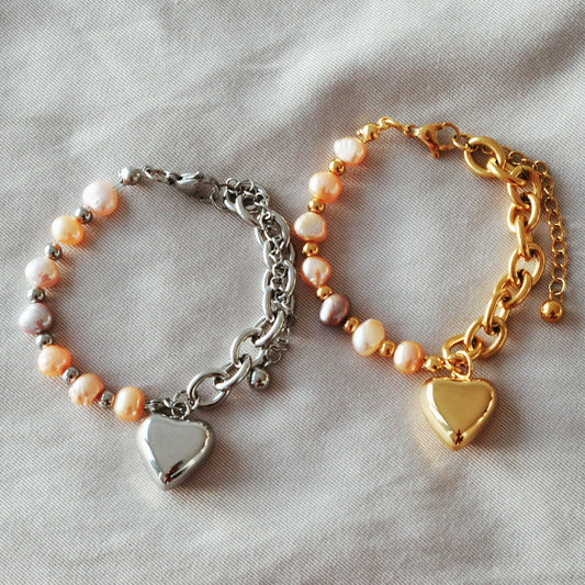 pulseira dourada prateada aço inox my golden girl joalheria bijuteria