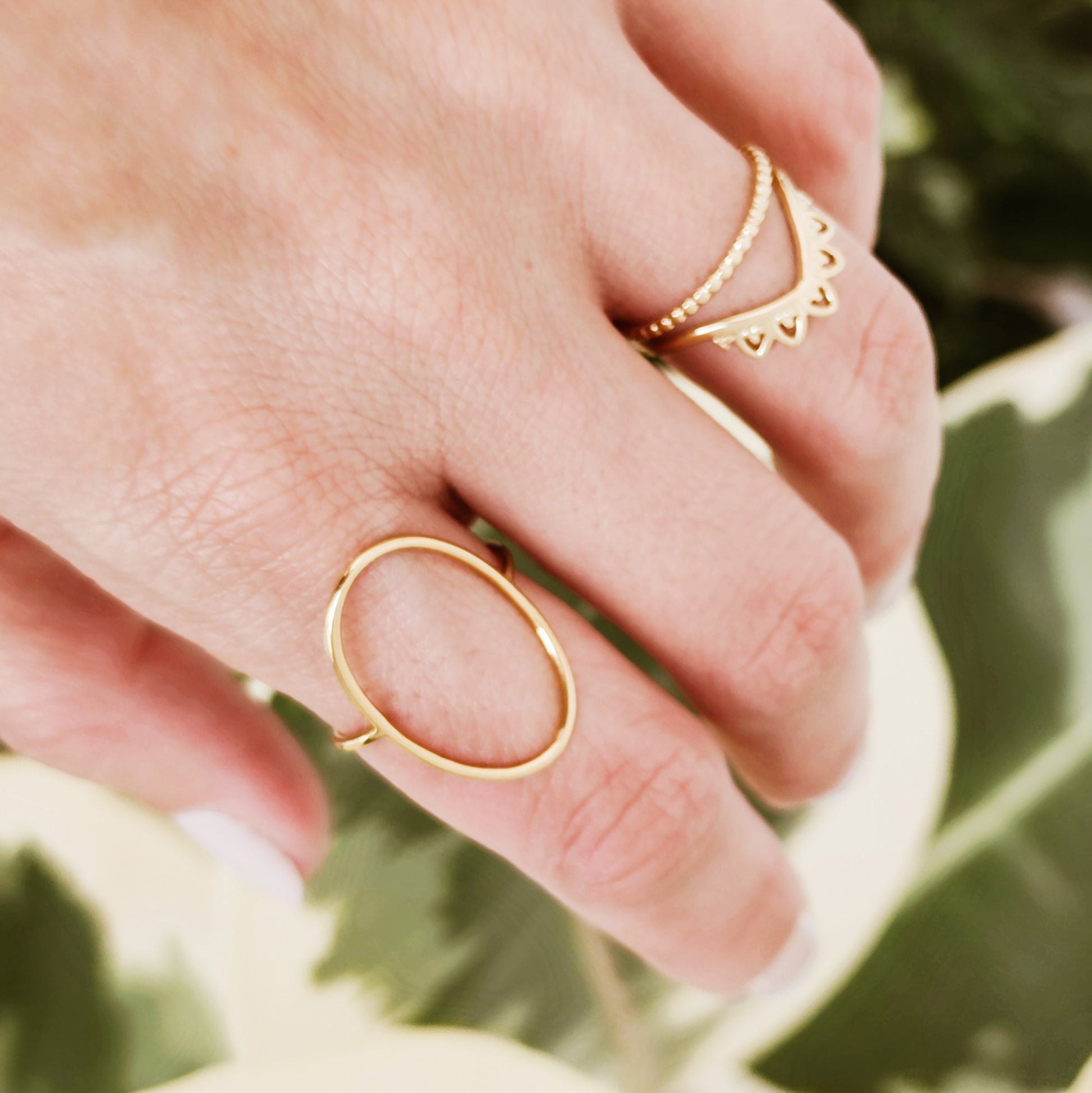 aneis dourados aço inox my golden girl joalheria bijuteria