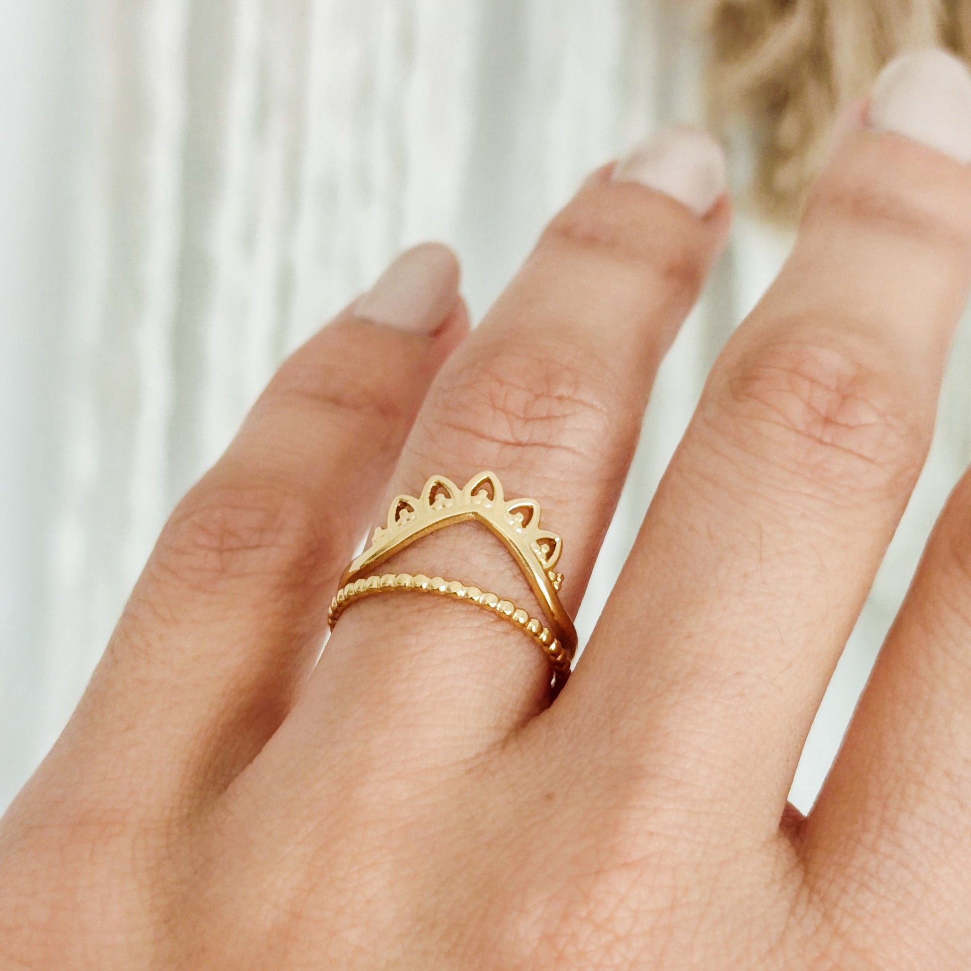 anel dourado aço inox my golden girl joalheria bijuteria