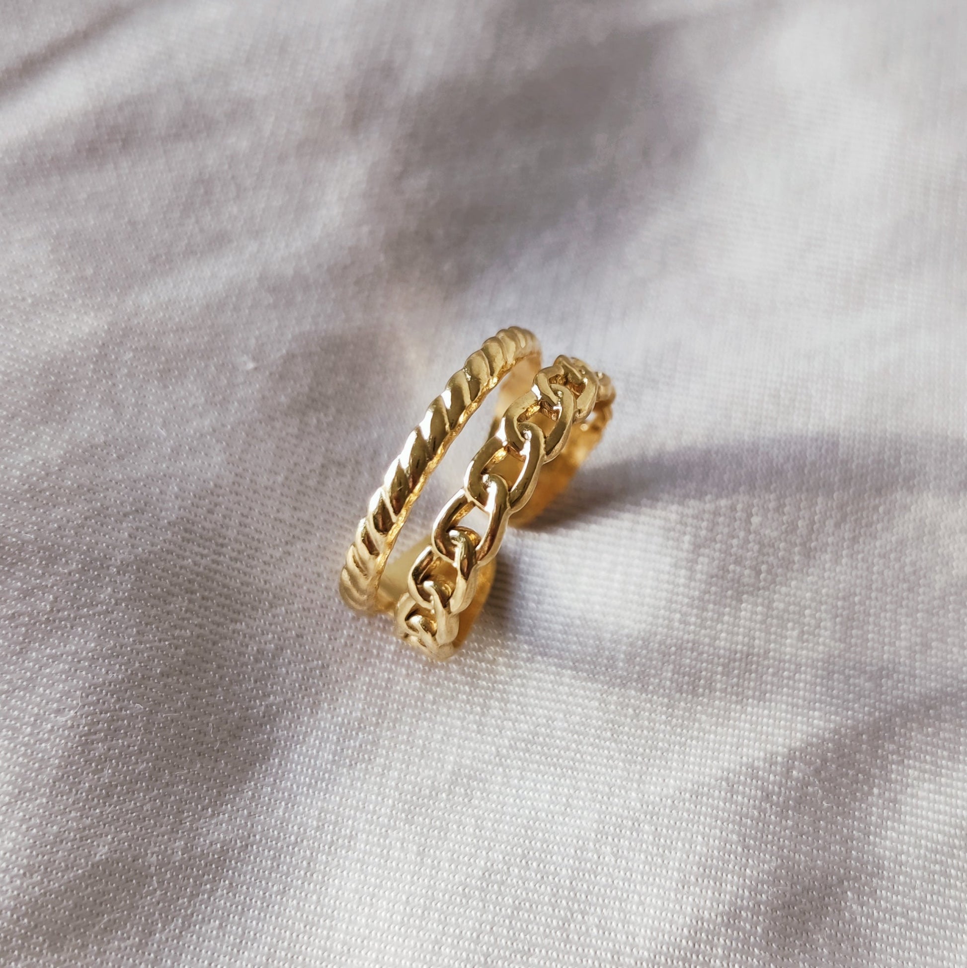 anéis bonitos, diferentes, originais, my golden girl, aço inoxidável