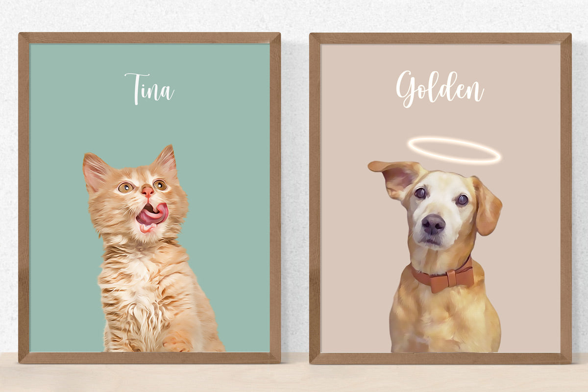 Retrato | Memorial personalizado de animal