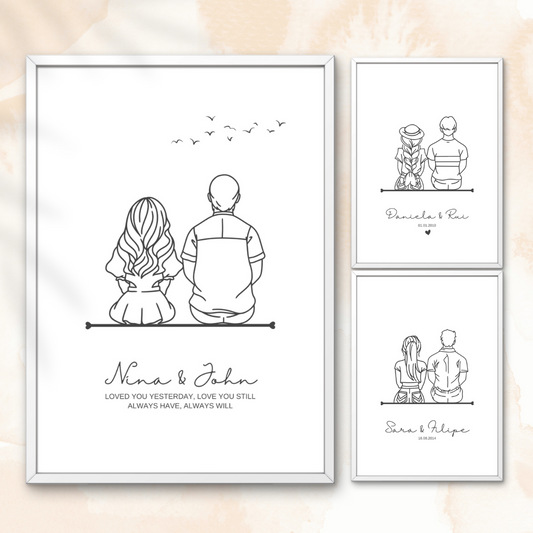 Quadro Casal | Personalizado