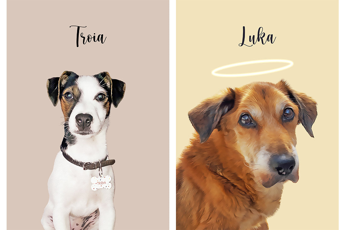 Retrato | Memorial personalizado de animal