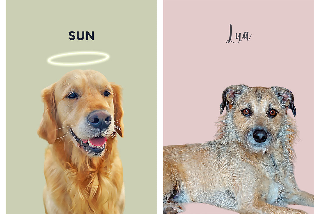 Retrato | Memorial personalizado de animal