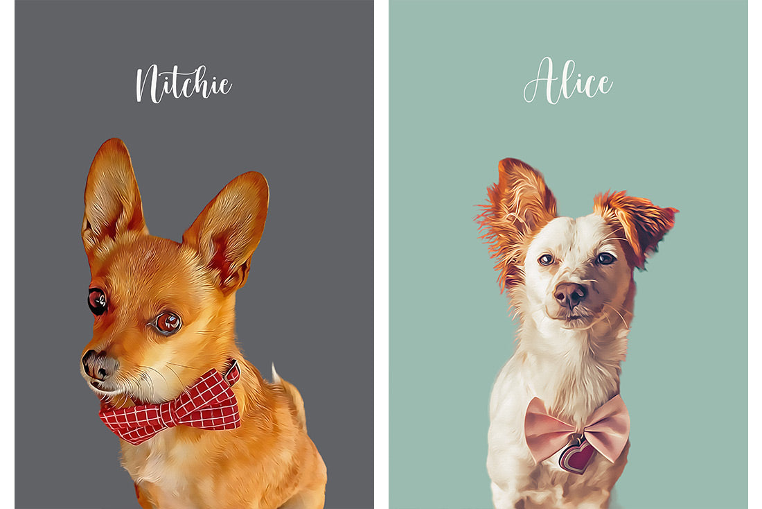 Retrato | Memorial personalizado de animal